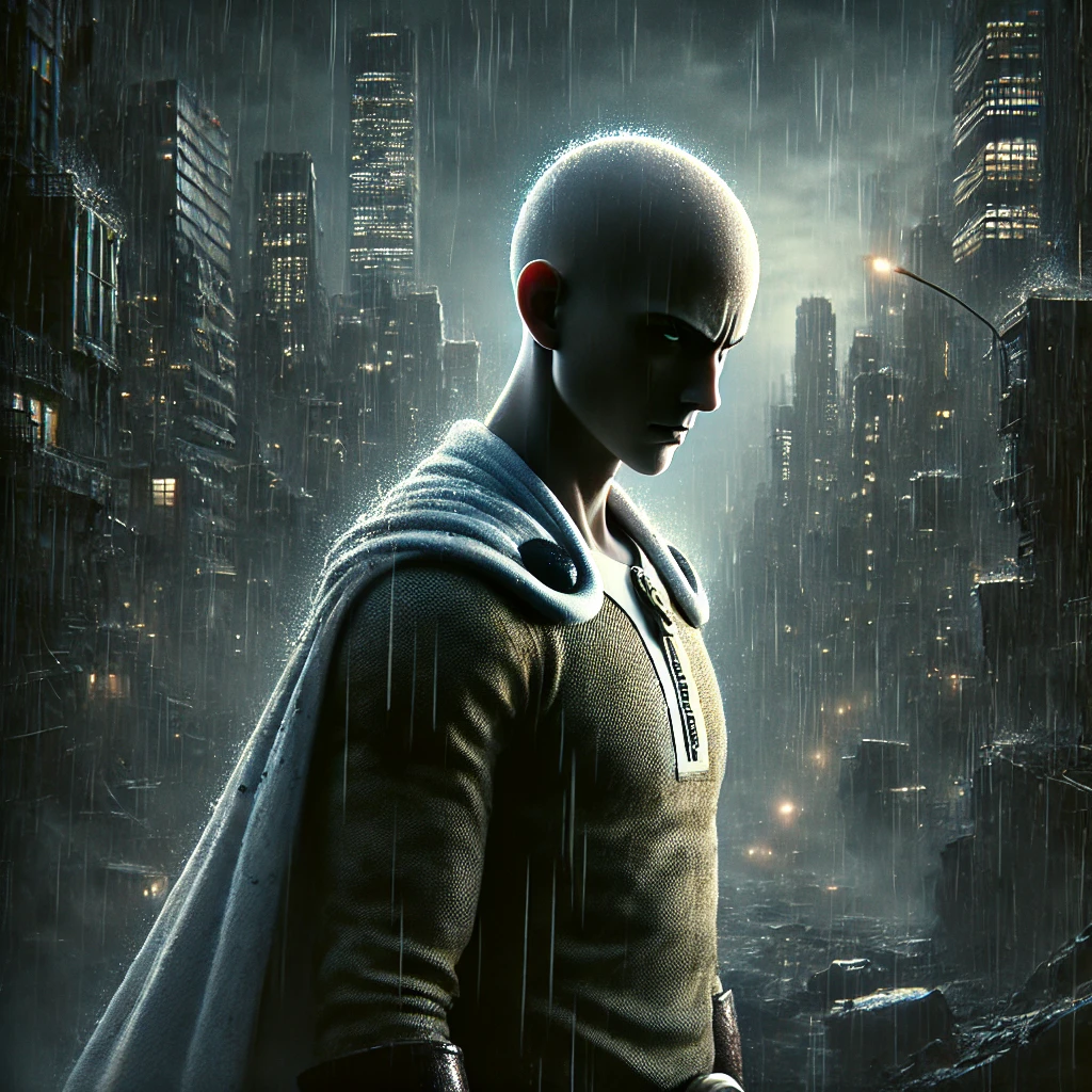 Saitama in Dark Knight AI