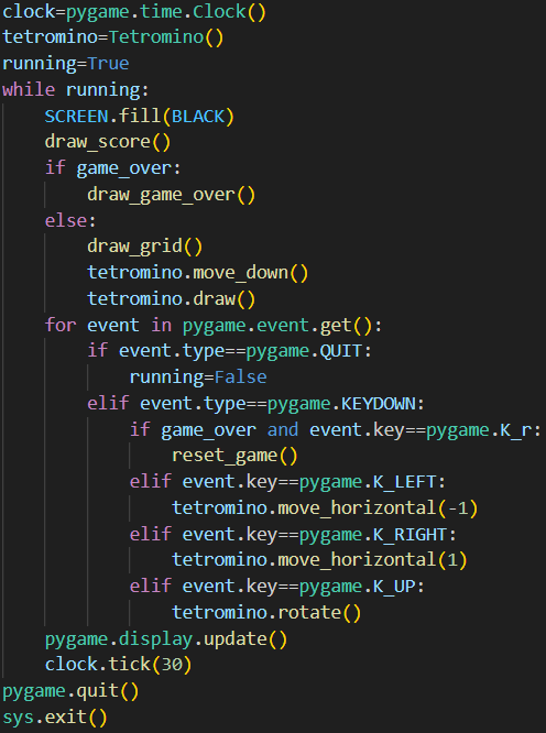 Game Development Journey #1: My First Steps, Designing a Simple Tetris Game in Python